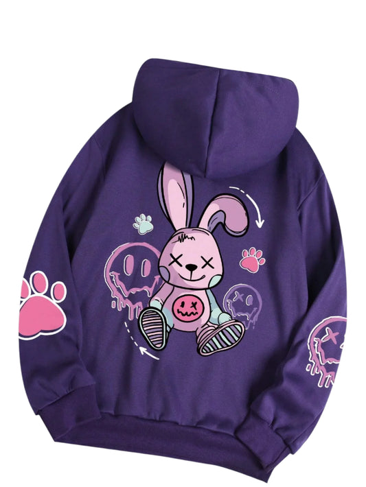 Hip Hop Street Casual Printed Hoodies