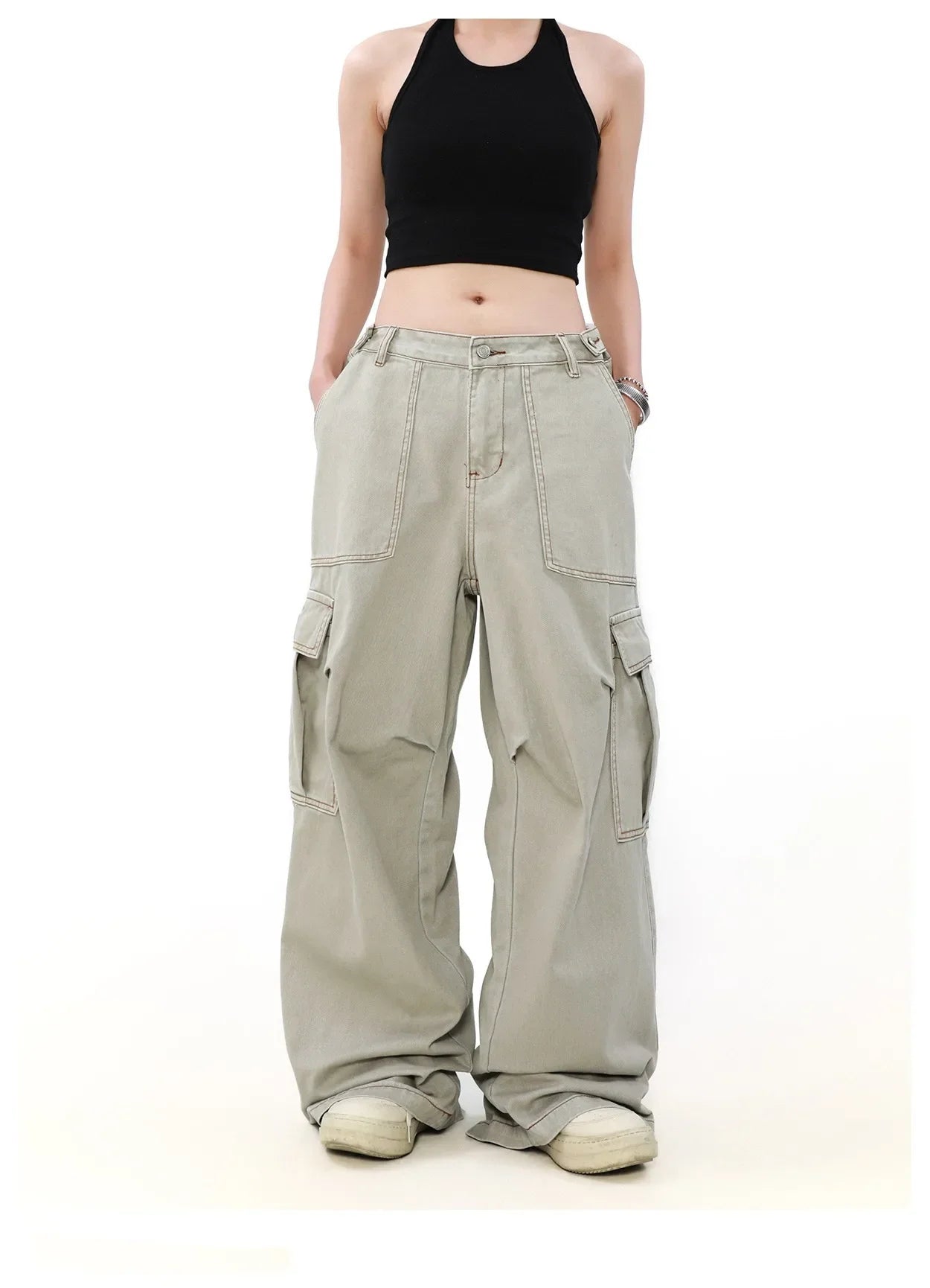 Retro American Vintage Loose Work Pants