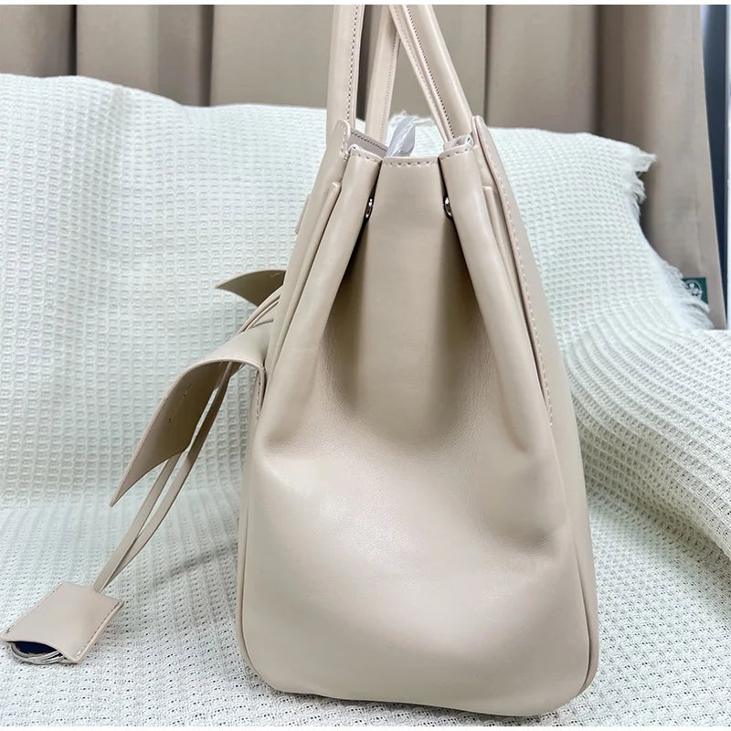Square Buckle Design Luxury Handbag
