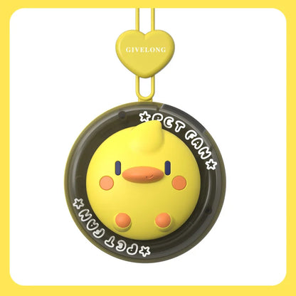 Portable Mini Fan Cartoon Fan summer fun student USB charging