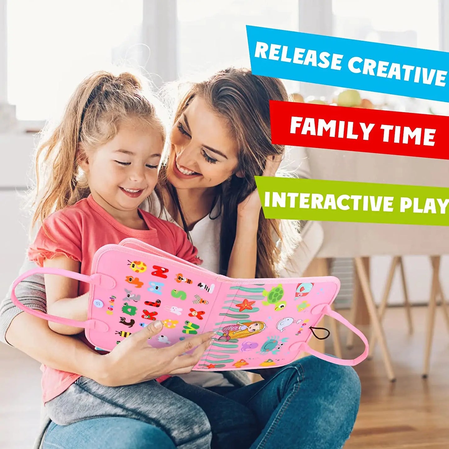 Montessori Busy Board  Activities Education Toys Basic Dress Motor Skills