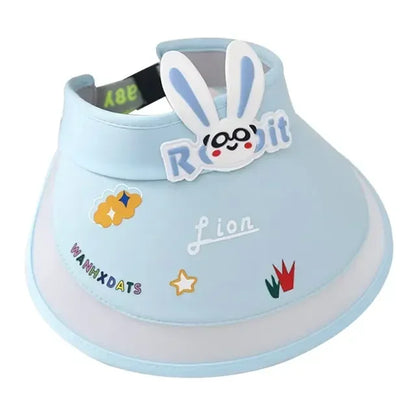 Rabbit Ear Empty Top Fan Hat USB Rechargeable