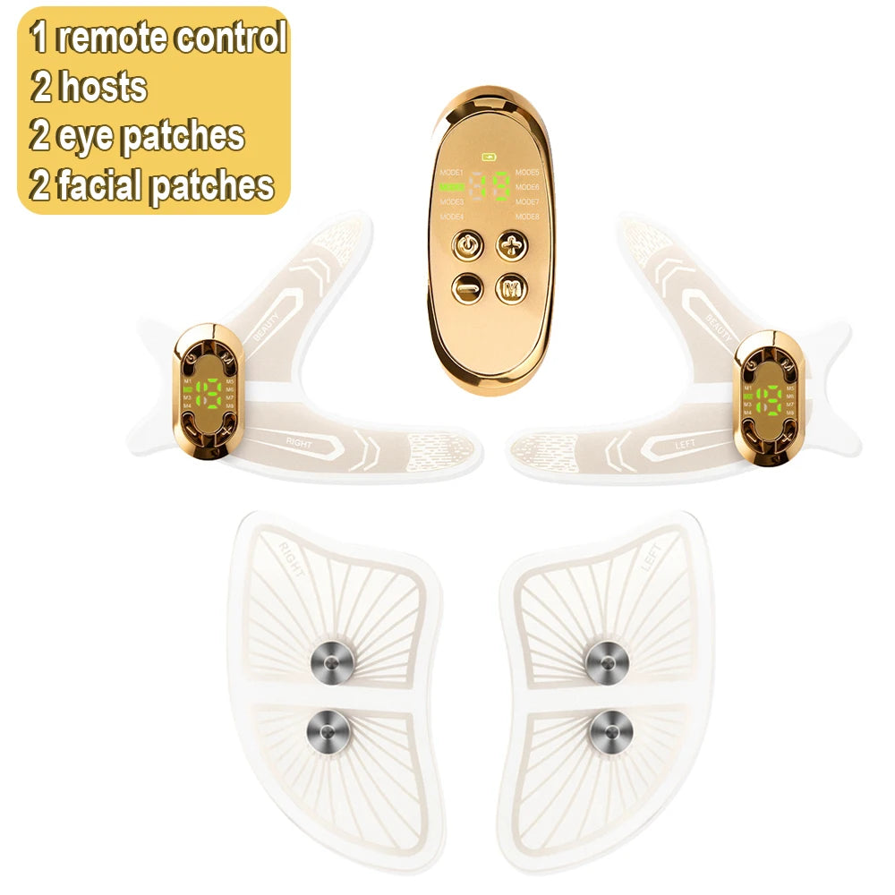 V-Face Lifting Massager – EMS Anti-Wrinkle Facial & Neck Firming Device for Eye, Face & Skin Care