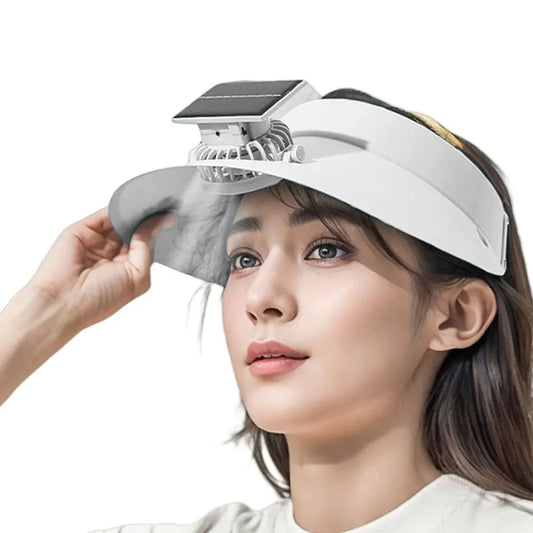 UPF50+ Solar & Chargeable Fan Hat
