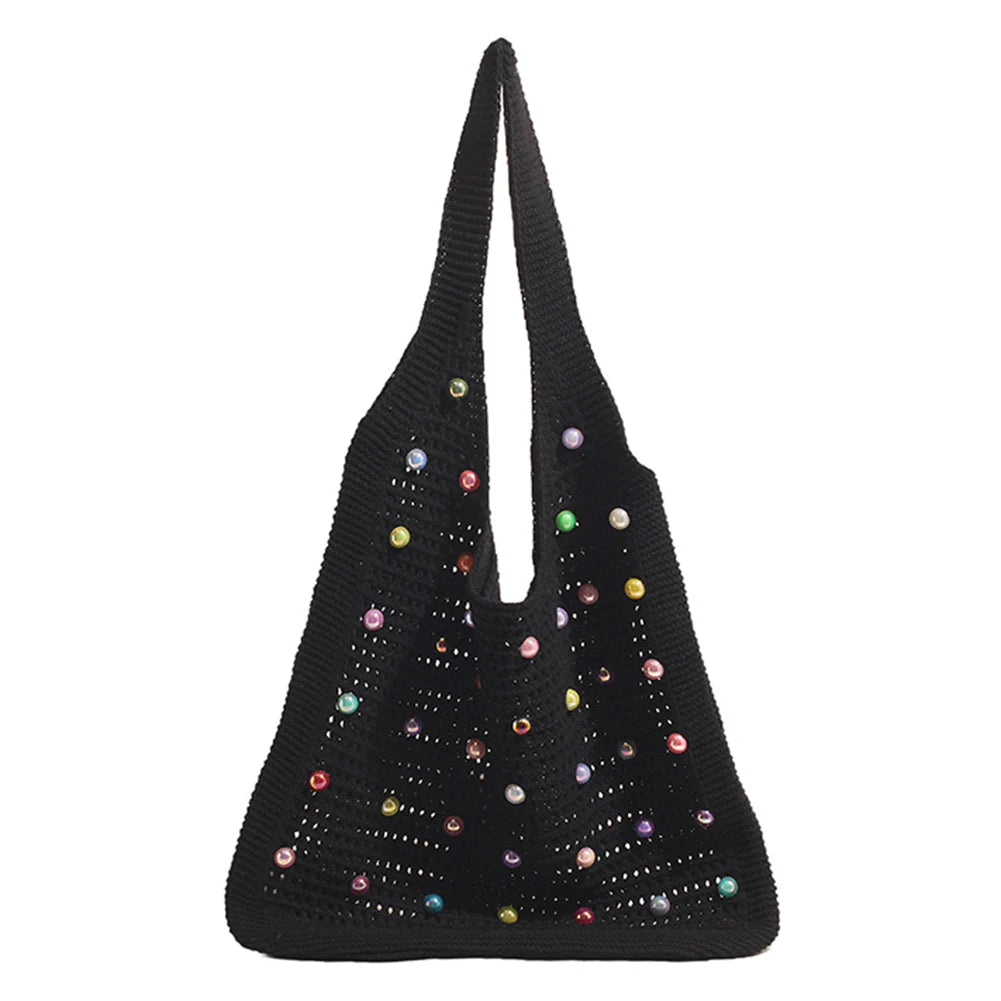 Crochet Knitted Tote Bag