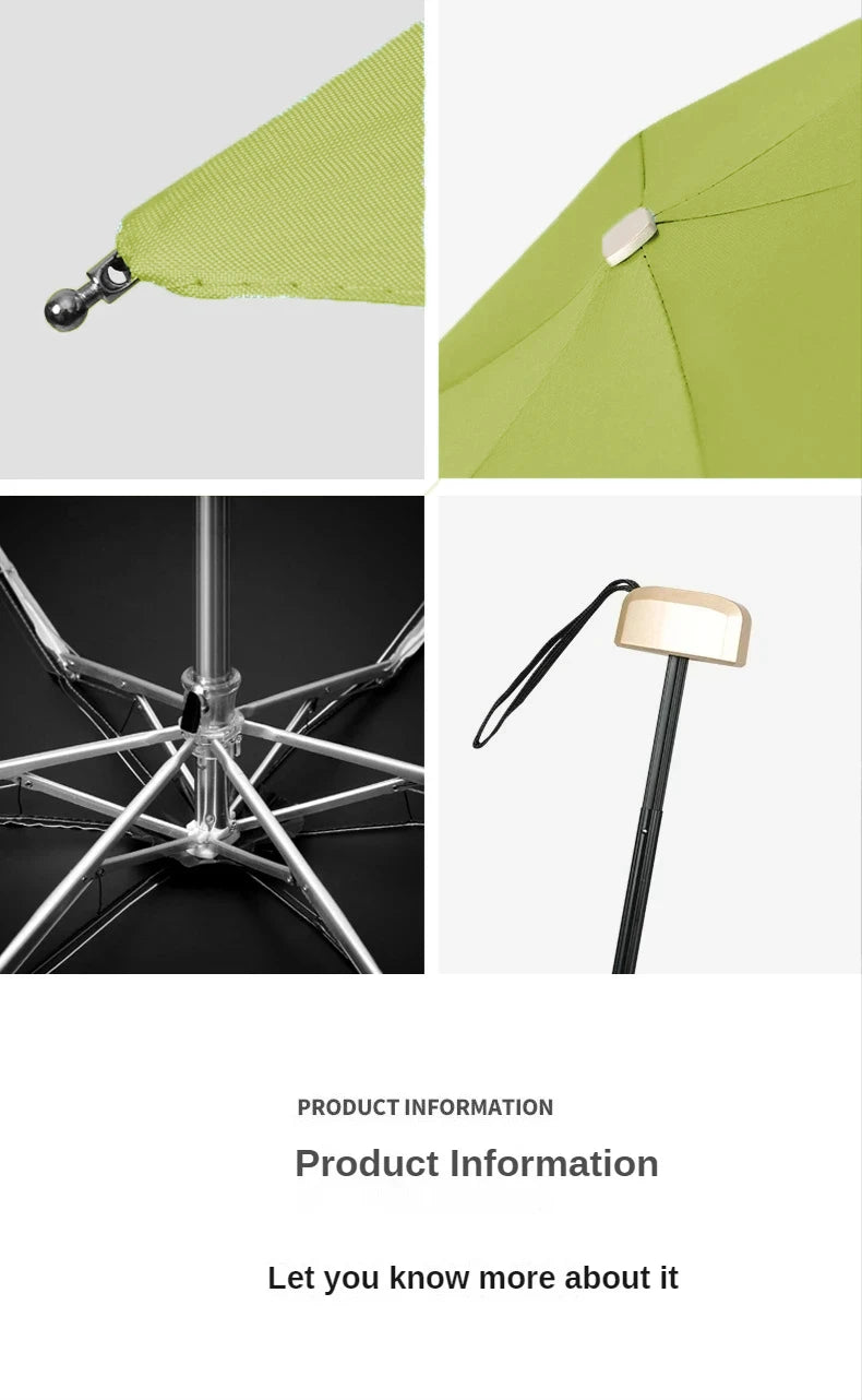 UPF50+ Mini Pocket Umbrella