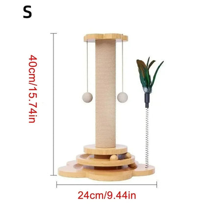 Pet Cat Toy Sisal scratcher