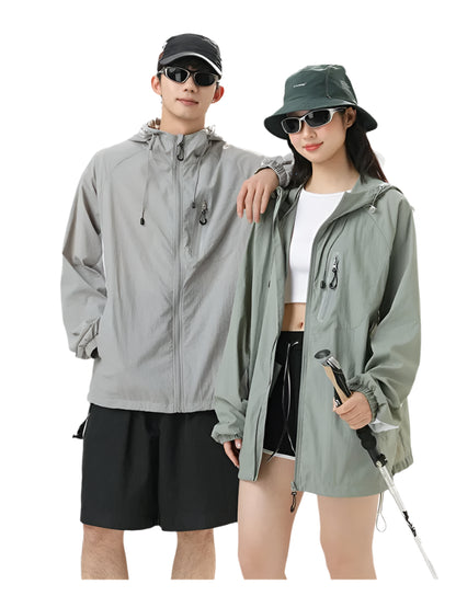 UPF50+ Ice Silk Breathable UV Protection Light Jacket