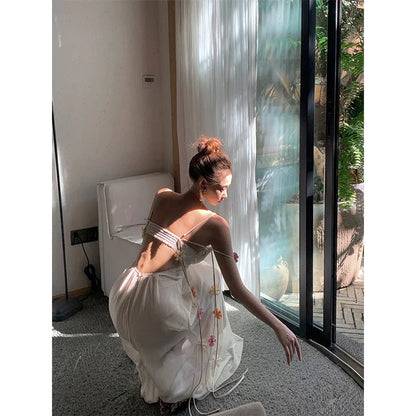 Boho Glow – Elegant Vacation Maxi Dress