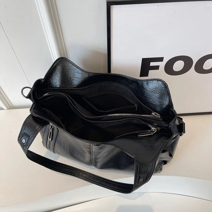 Dual Zipper Handbag