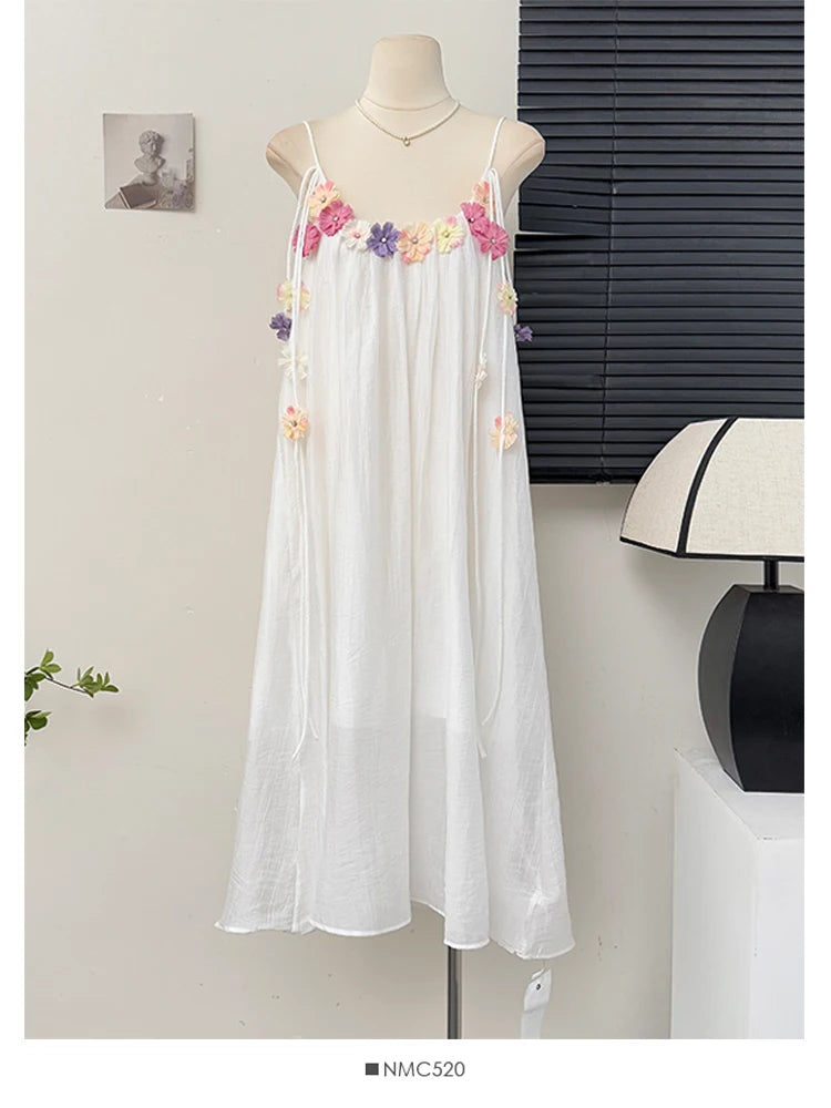 Floral Muse – Casual Korean Beach Dress