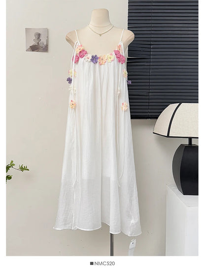 Floral Muse – Casual Korean Beach Dress