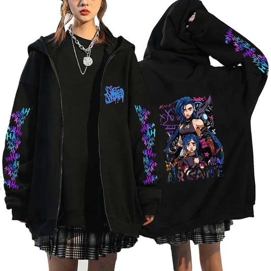 Arcane Jinx Zipper Hoodies