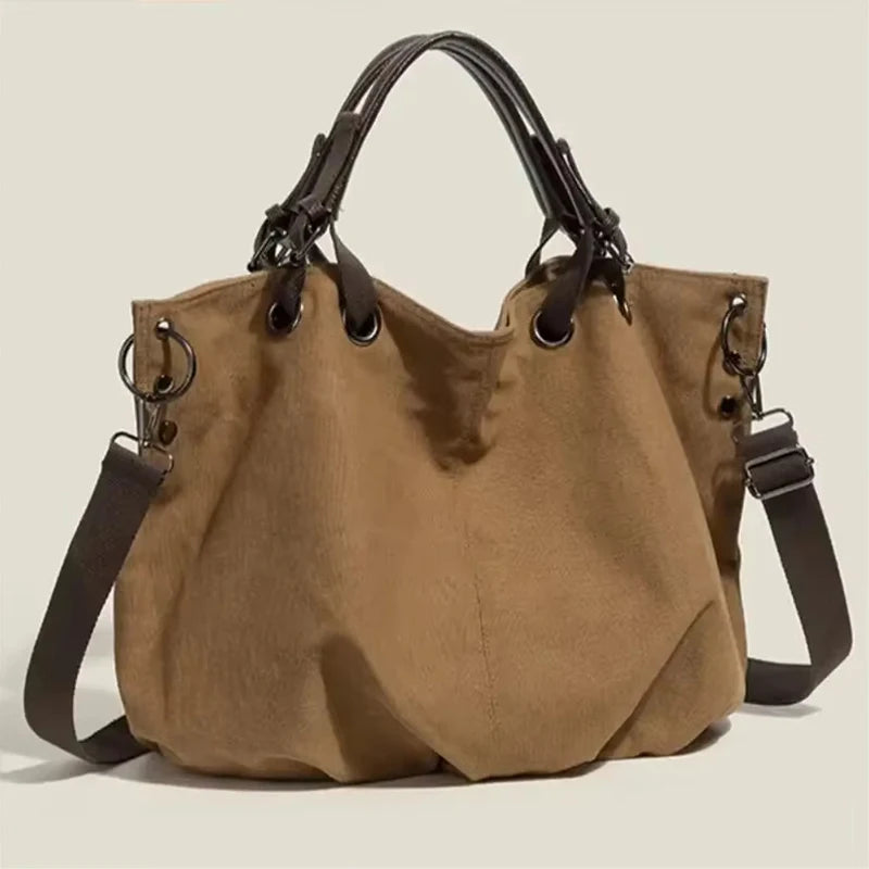 Vintage Large Capacity Tote Bag