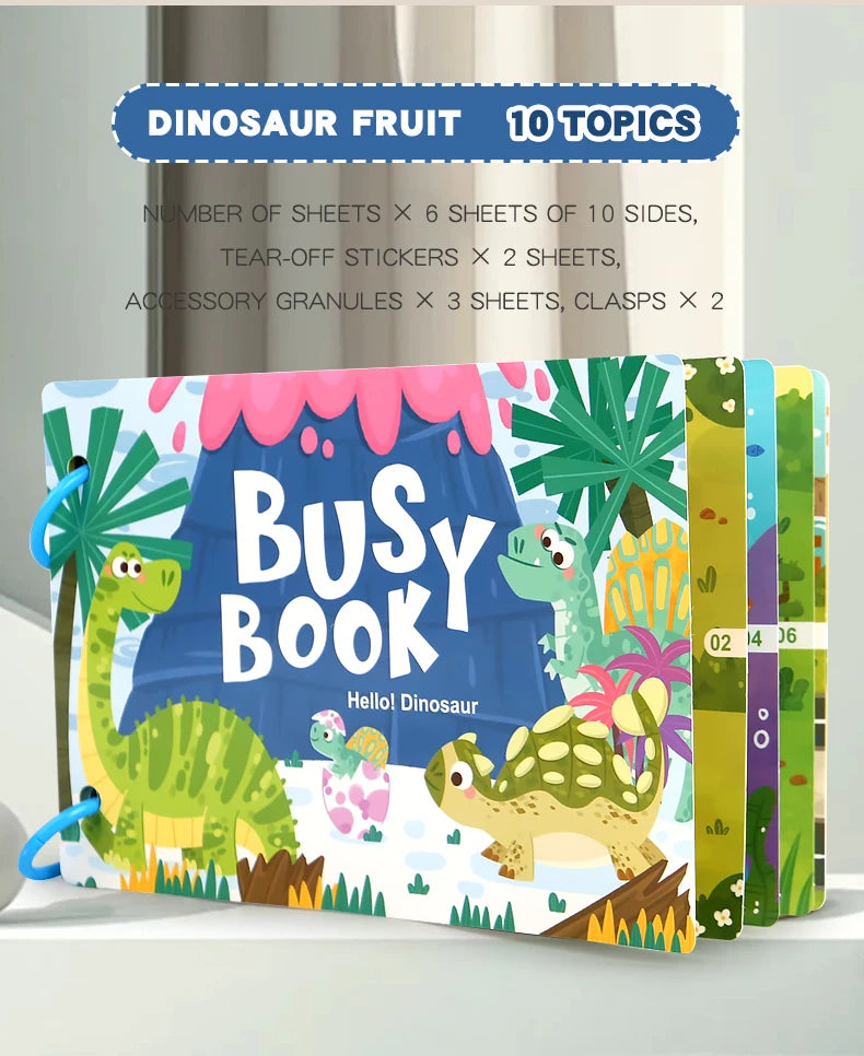 Montessori Baby Busy book Early Learning Education Toy