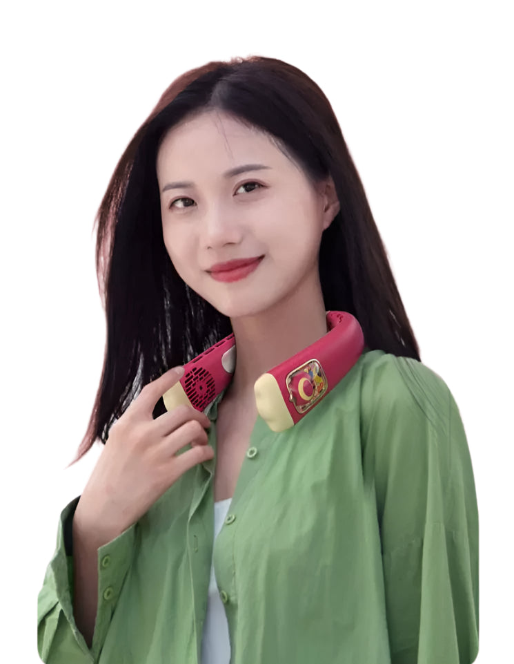 Disney Cute Cartoon Mini Silent Neck  Fan