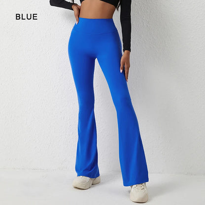 Peach flared  yoga pants