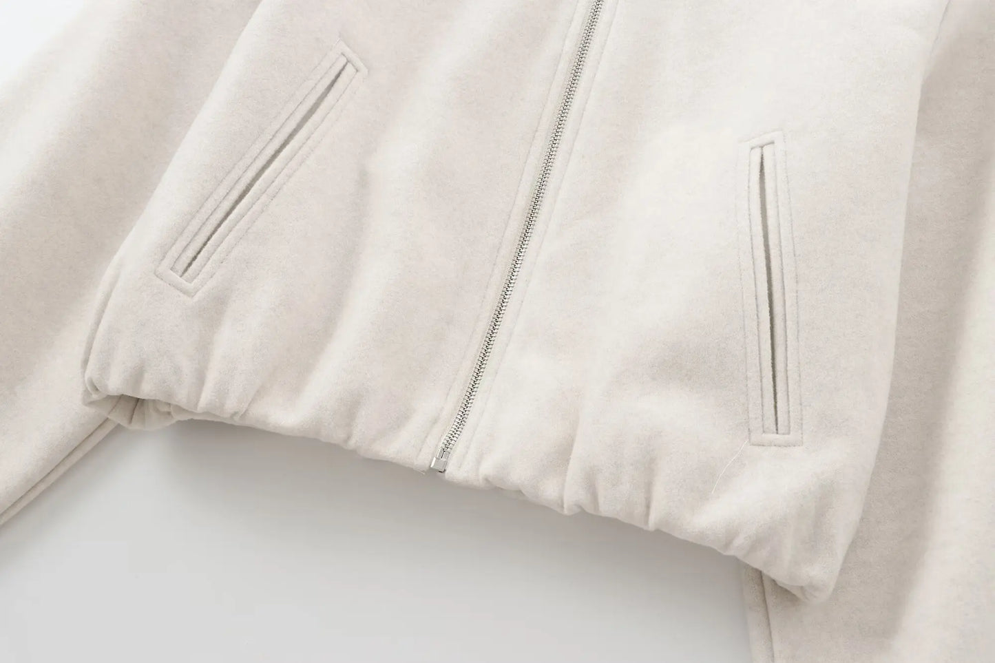 Soft Cropped Bomber Jackets