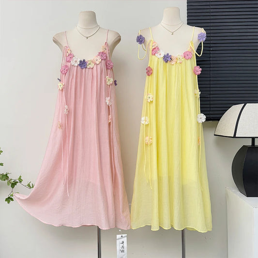 Floral Muse – Casual Korean Beach Dress
