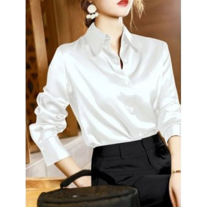 Long Sleeved  Office Women's Shirts
