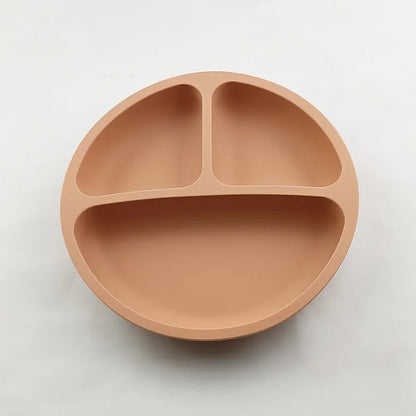 Suction Cartoon Children Dishes Feeding Toddler Training Tableware Retro Kids Smile Face Bowl