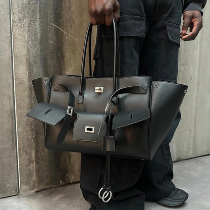 Square Buckle Design Luxury Handbag