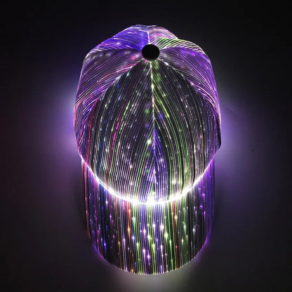 Fiber Optic Glowing  Cap