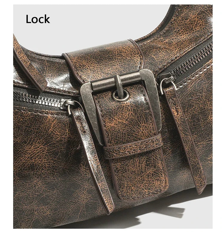 Spicy Girl Y3K Wasteland Leather Bag