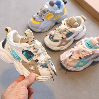 Size 21-36 Toddler Boys Girls Breathable Mesh  Non-slip Shoes