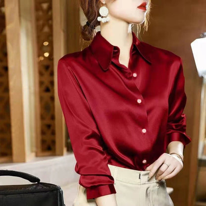 Long Sleeved  Office Women's Shirts