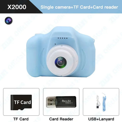 Kids Mini Digital Cameras 1080P HD  SLR Camera +TF Memory Card