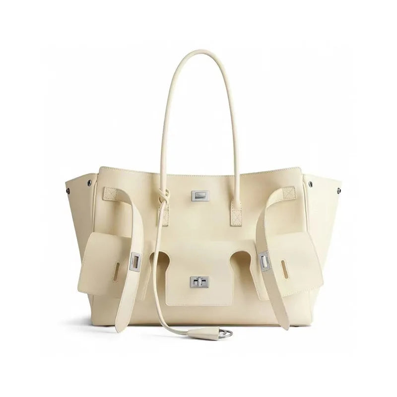 Square Buckle Design Luxury Handbag