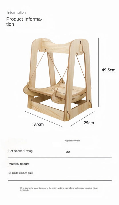 Cat Rocking Chair Removable Washable Anti-rollover