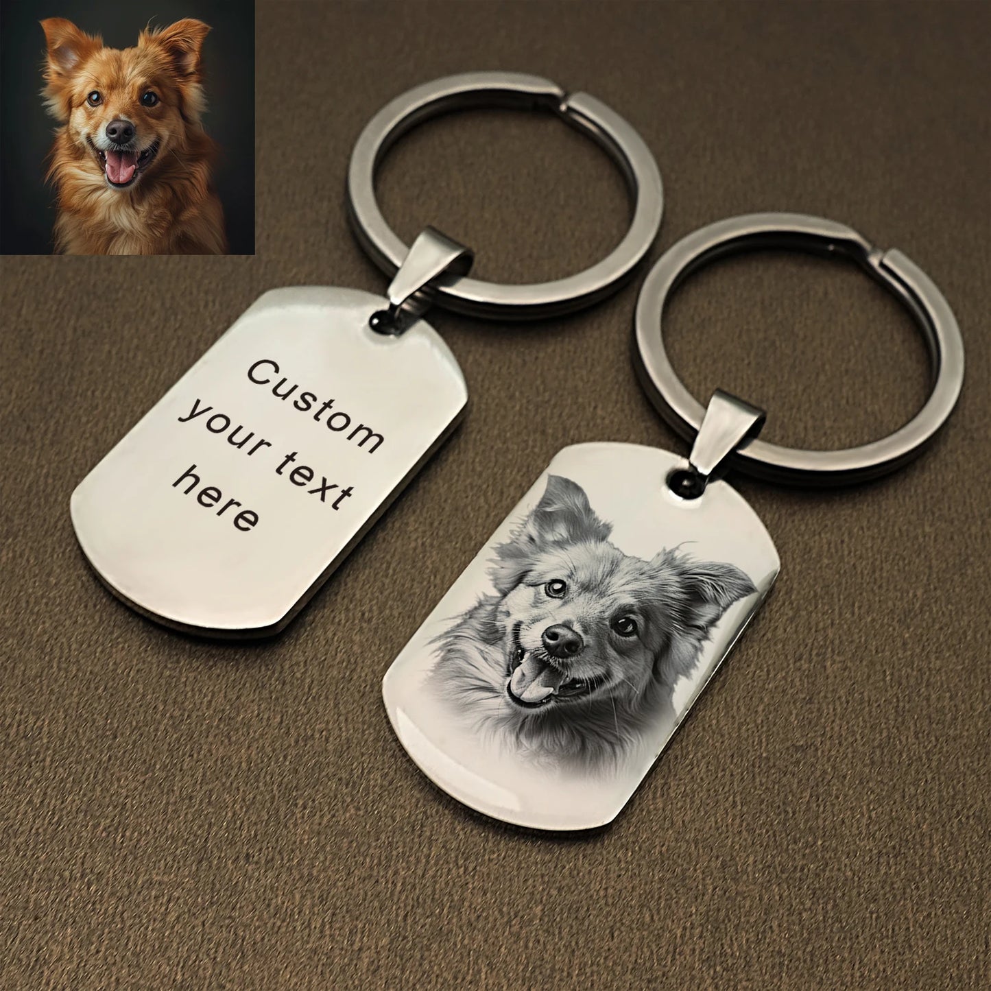 Personalized Photo Keychain