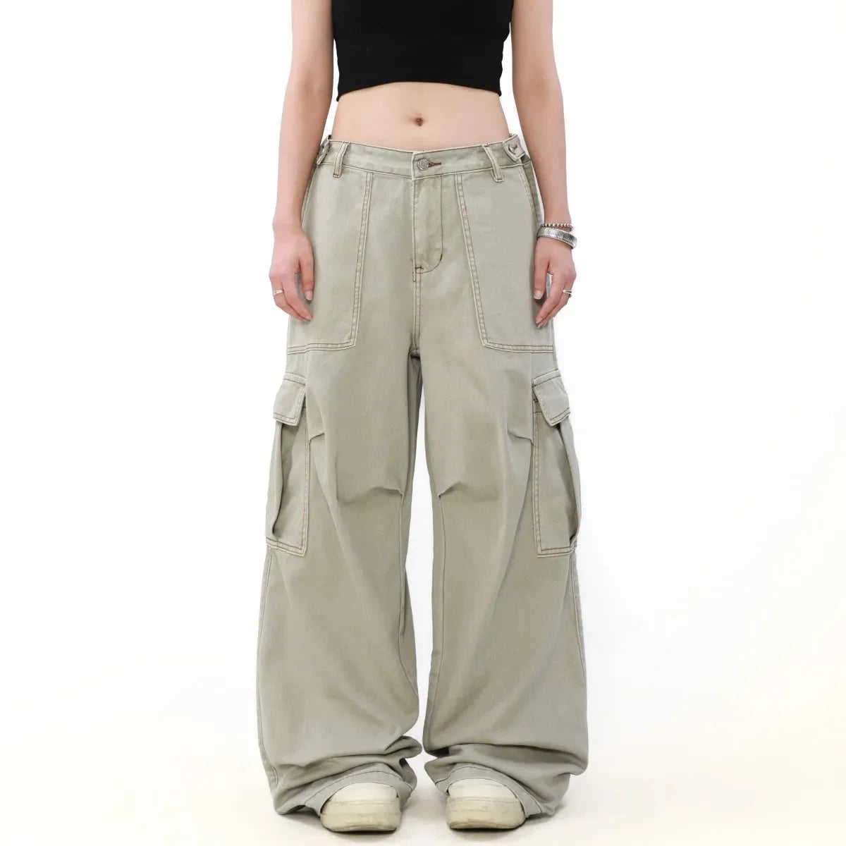 Retro American Vintage Loose Work Pants