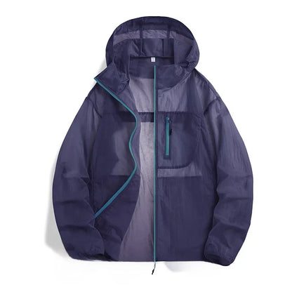 UPF50+  UV Protection Ultra Light Zipper Hoodie
