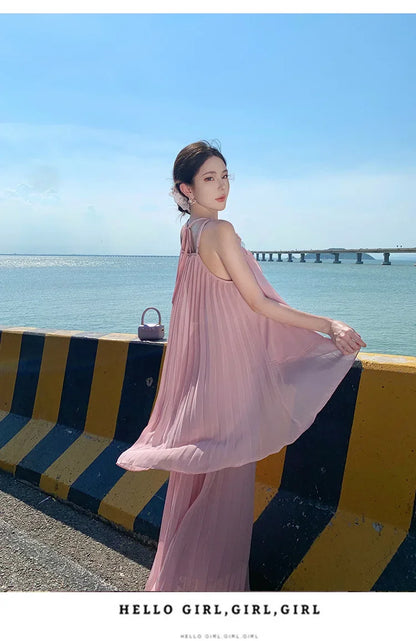 Fairy Shore – 2pc Beach Vacation Dress