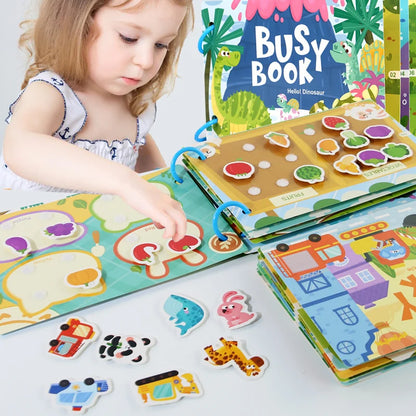 Montessori Baby Busy book Early Learning Education Toy
