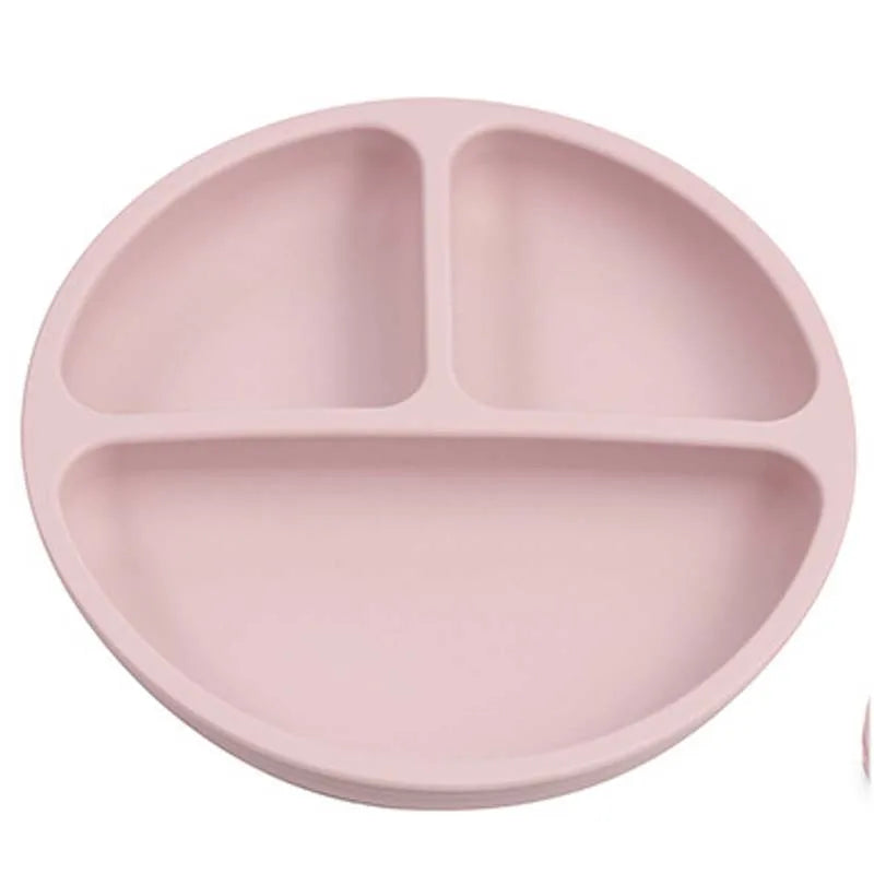 Suction Cartoon Children Dishes Feeding Toddler Training Tableware Retro Kids Smile Face Bowl