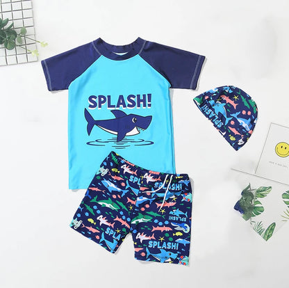 Summer Sun Protection Kids Swimsuits for Spa & Pool Baby Boys Sport Quick Dry Swim Wear