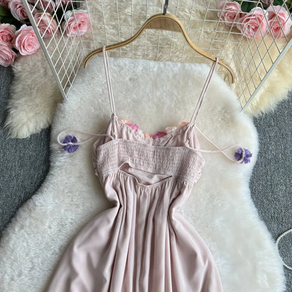 Boho Bloom – Colorful  Floral Chiffon Dress