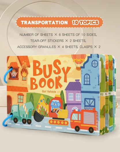 Montessori Baby Busy book Early Learning Education Toy
