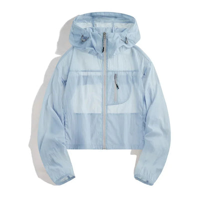 UPF50+  UV Protection Ultra Light Zipper Hoodie