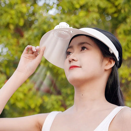 UPF50+ Solar & Chargeable Fan Hat