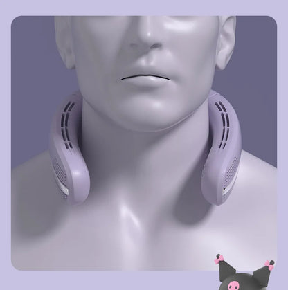 Kuromi Anime Neck Fan