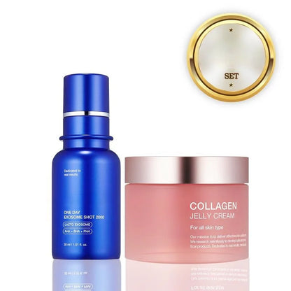 24H Glow & Lift Collagen Jelly Cream with Niacinamide & Hydrolyzed Collagen – Strengthen Skin Barrier, Hydrate & Anti-Aging Moisturizer
