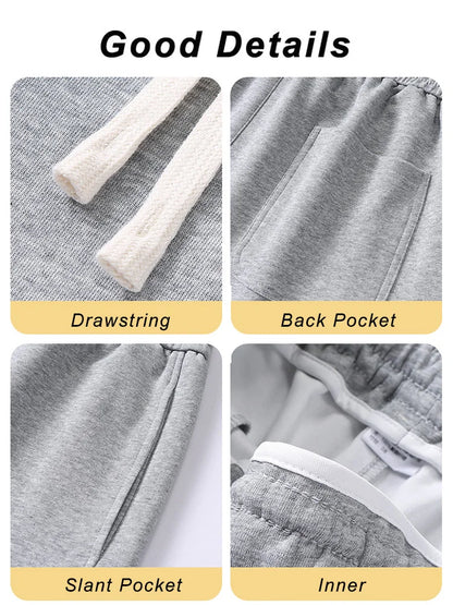 Wide Leg  Cotton Straight Pants