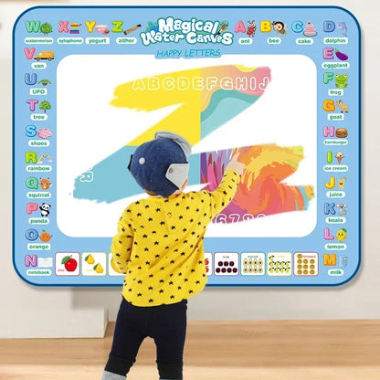 Magic Water Drawing Mat With Reusable Magic Pen Montessori Educational Toys