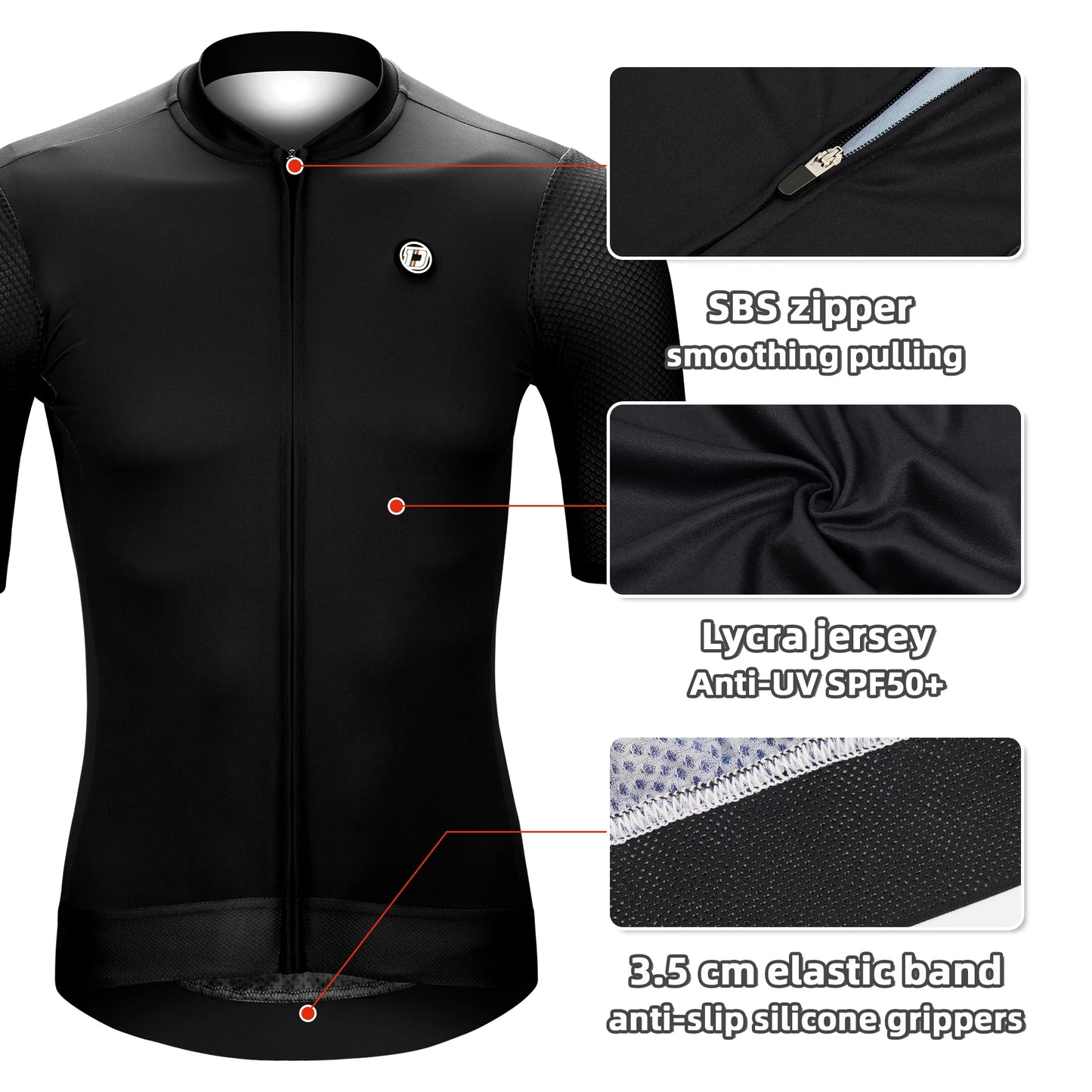 UPF 50+ Cycling Jersey T-Shirt