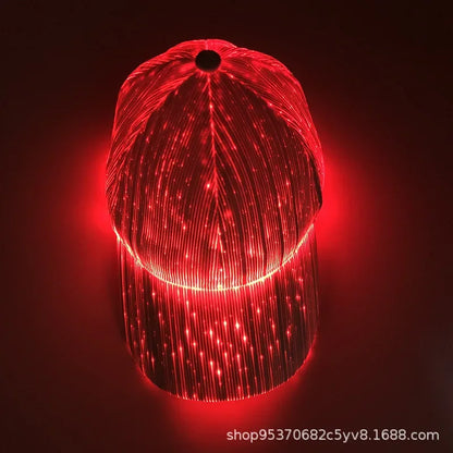 Fiber Optic Glowing  Cap